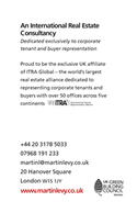 MLC business card reverse